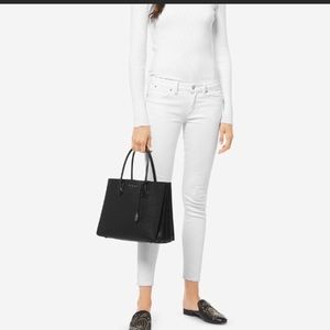 Michael Kors Mercer Accordion Pebble Leather Tote